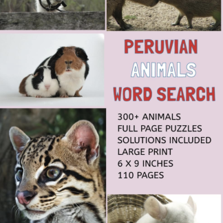 Animals Word Search