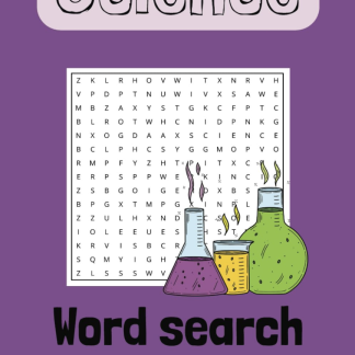 Science Word Search: Elementary kids' science word puzzles